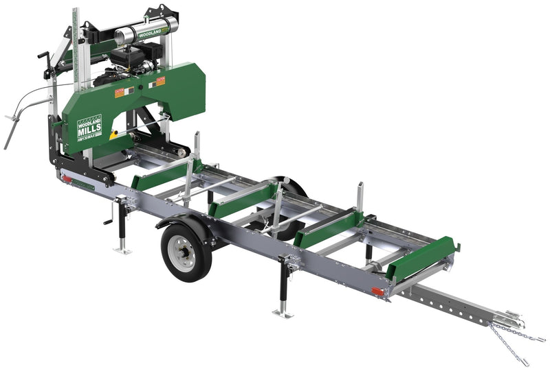 Woodland Mills HM130MAX Trailer Mounted Sawmill