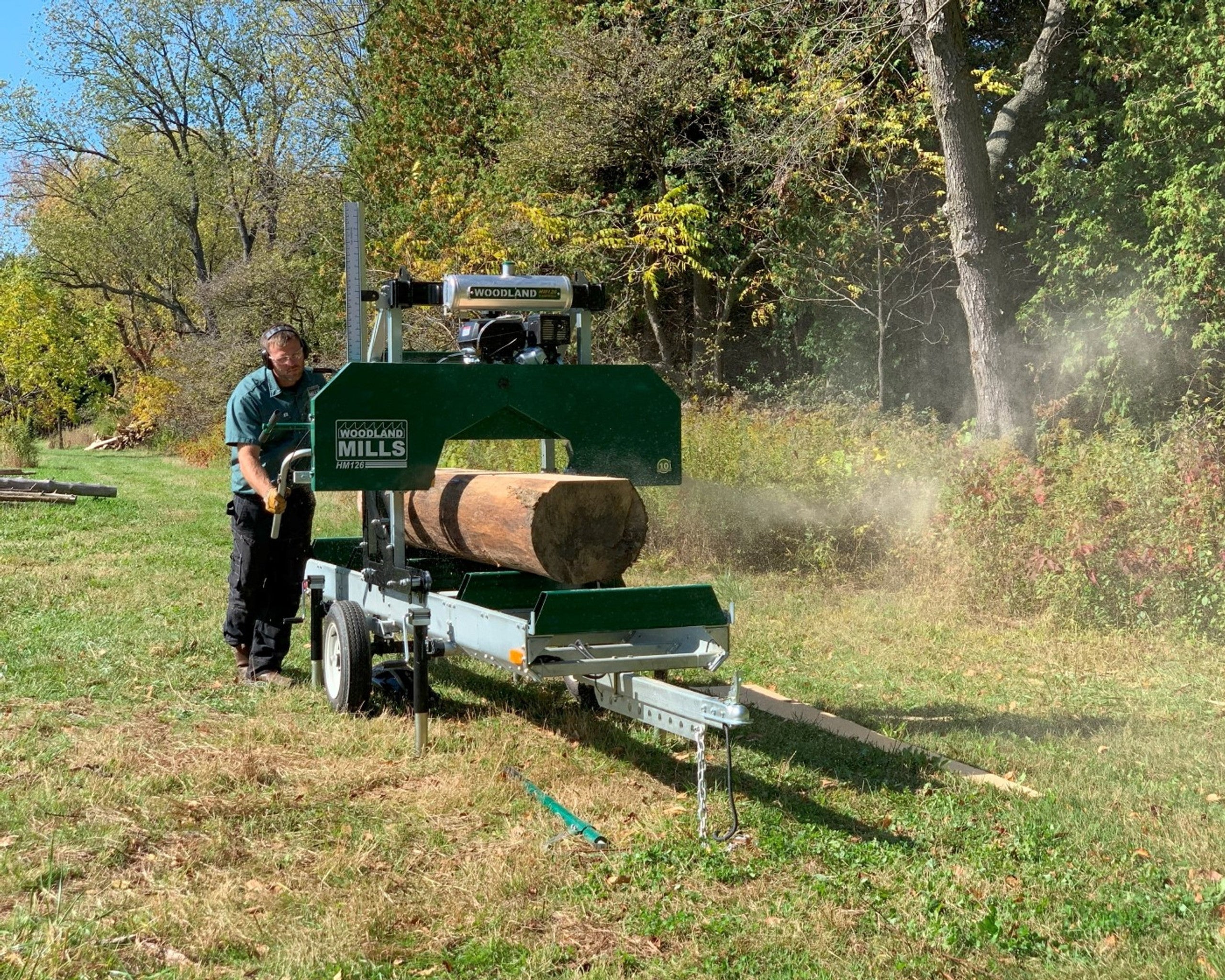 Woodland Mills HM126 Trailer Mounted Sawmill