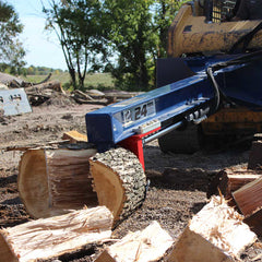 Iron & Oak Log Splitter | 24-Ton | Skid Steer Mount