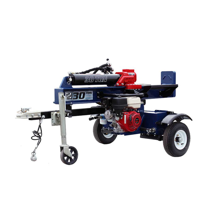 Iron & Oak Log Splitter | 30-Ton | Tow-Behind | Honda GX270