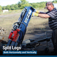 Iron & Oak Log Splitter | 24-Ton | Tow-Behind | Honda GX160