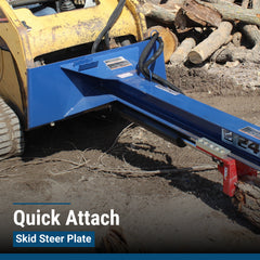 Iron & Oak Log Splitter | 24-Ton | Skid Steer Mount