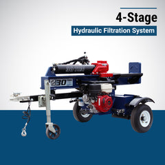 Iron & Oak Log Splitter | 30-Ton | Tow-Behind | Honda GX270