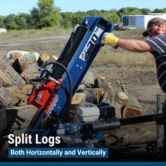 Iron & Oak Log Splitter | 30-Ton | Tow-Behind | Torsion Axle | Honda GX270