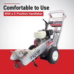 Dosko Swivel Stump Grinder | 13 HP Walk-Behind | Honda GX390 | 337S-13HC