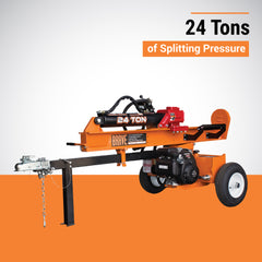 Brave Log Splitter | 24-Ton | Horizontal & Vertical | Honda GC160