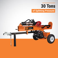 Brave Log Splitter | 30-Ton | Horizontal & Vertical | Honda GC190