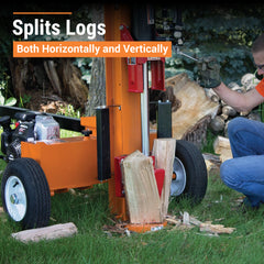 Brave Log Splitter | 30-Ton | Horizontal & Vertical | Honda GC190