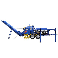 FP-500H commercial firewood processor full side view 30 ton 27HP hydraulic