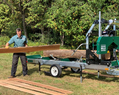 Woodland Mills HM130MAX Trailer Mounted Sawmill