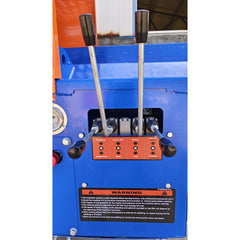 FP-480FR firewood processor hand lever control panel joystick blue
